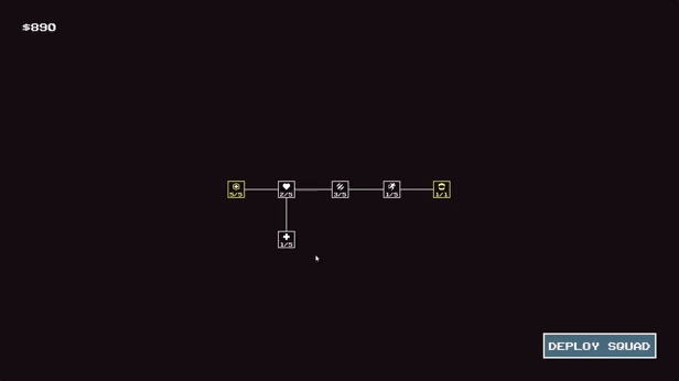 My crude skill tree
